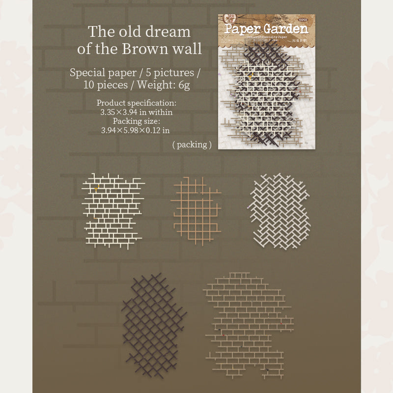 Paper garden die cut Mixed pack -10Pcs each pack