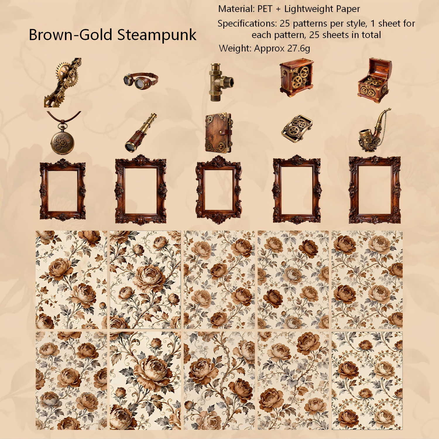 Steampunk Mechanism Mixed pack -25Pcs each pack