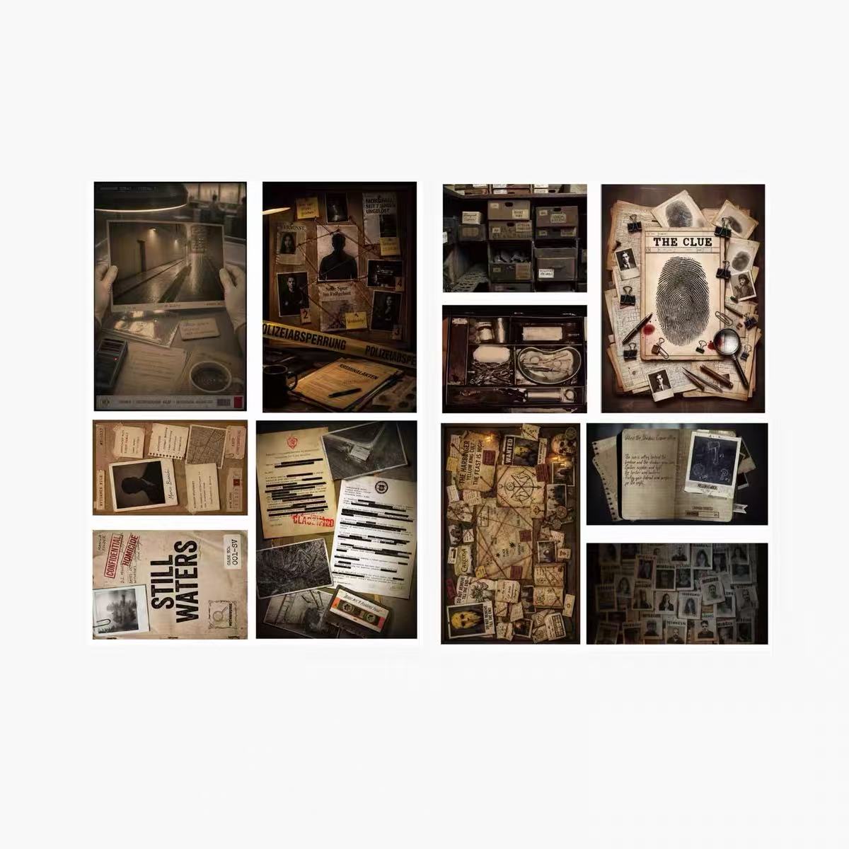 A4 Dark Forensic Mystery paper – view 4