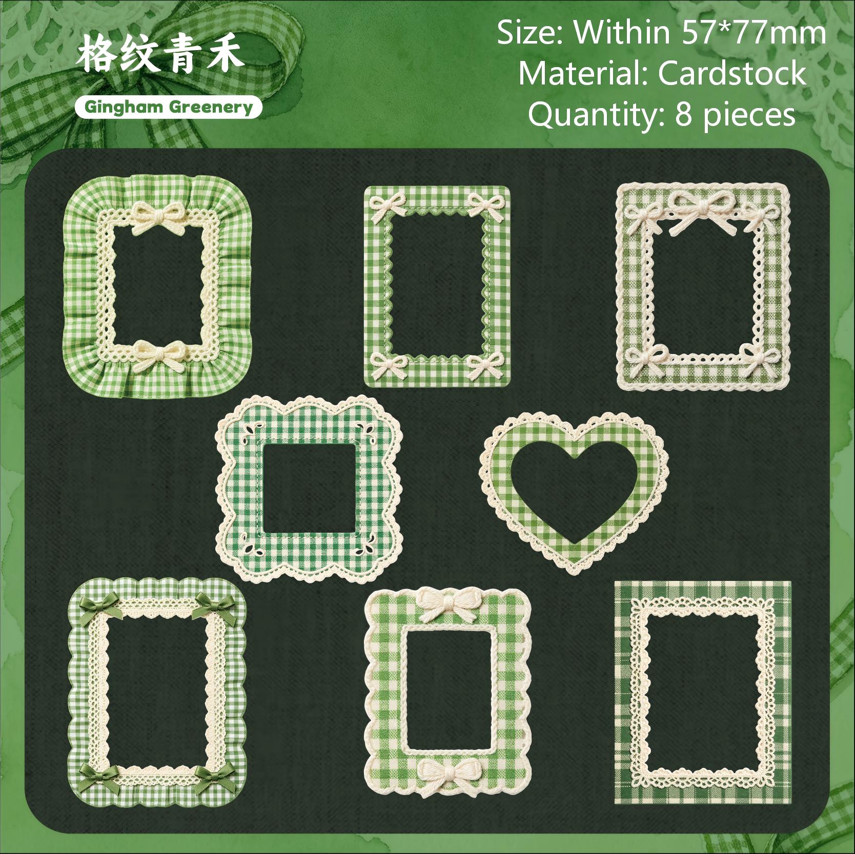 Ribbon Dreams Frame Cardstock Stickers -8Pcs each pack