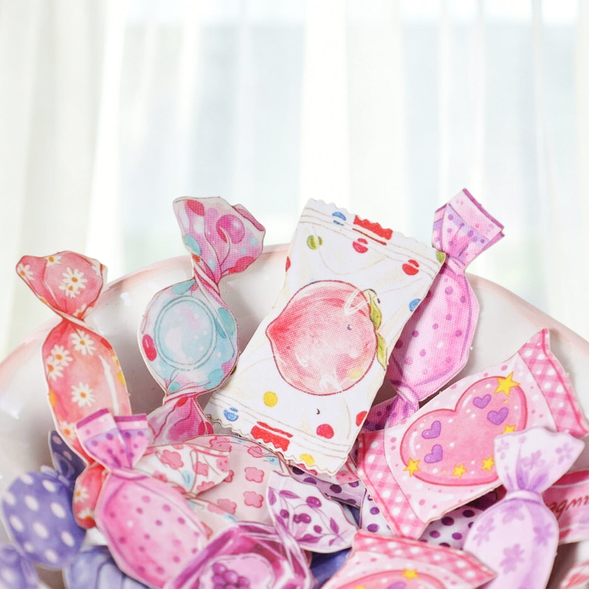 Pink candies