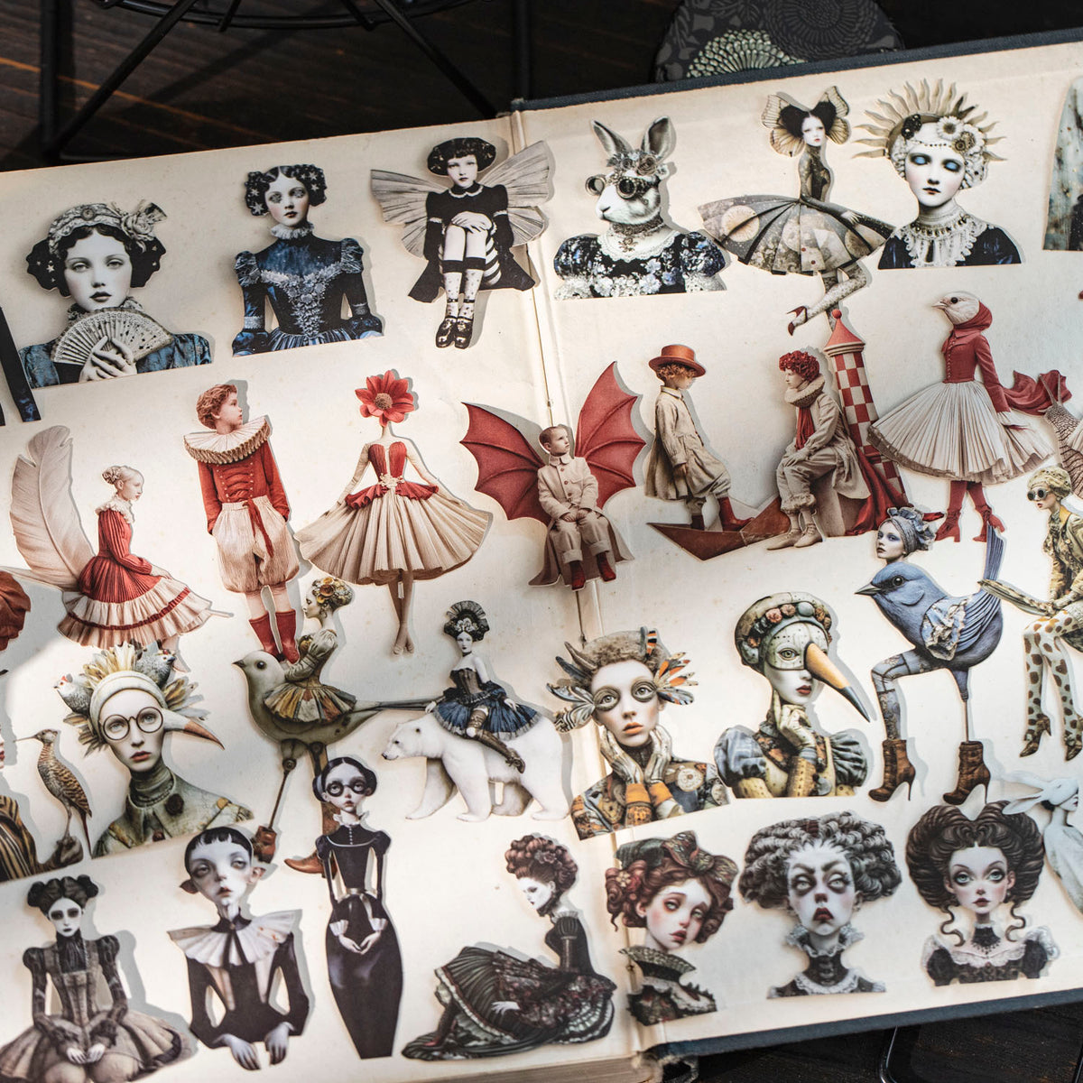 Character stickers spread