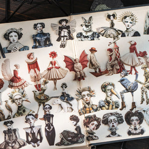 Character stickers spread