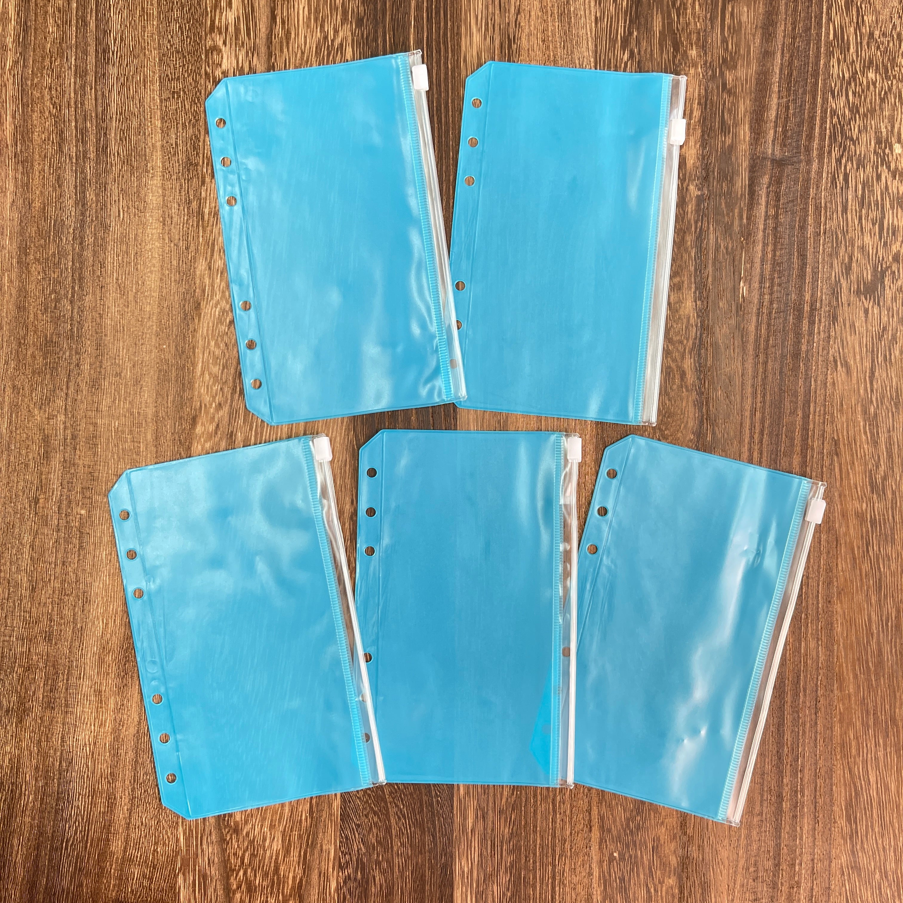 A6 binder storage pocket 1 pack 5 pcs