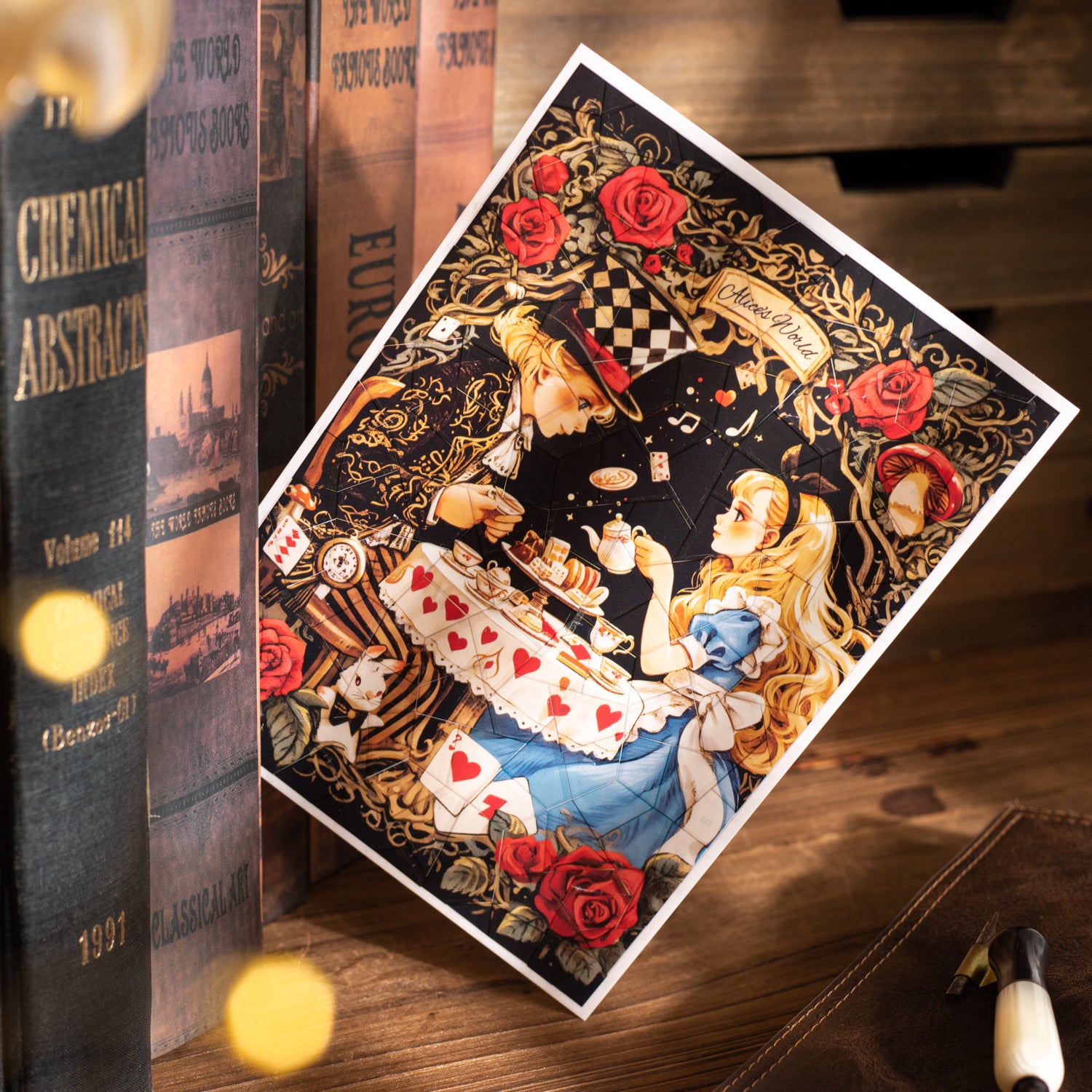 Fairy Tales Between Pages White Card & PET Sticker -4pcs each pack