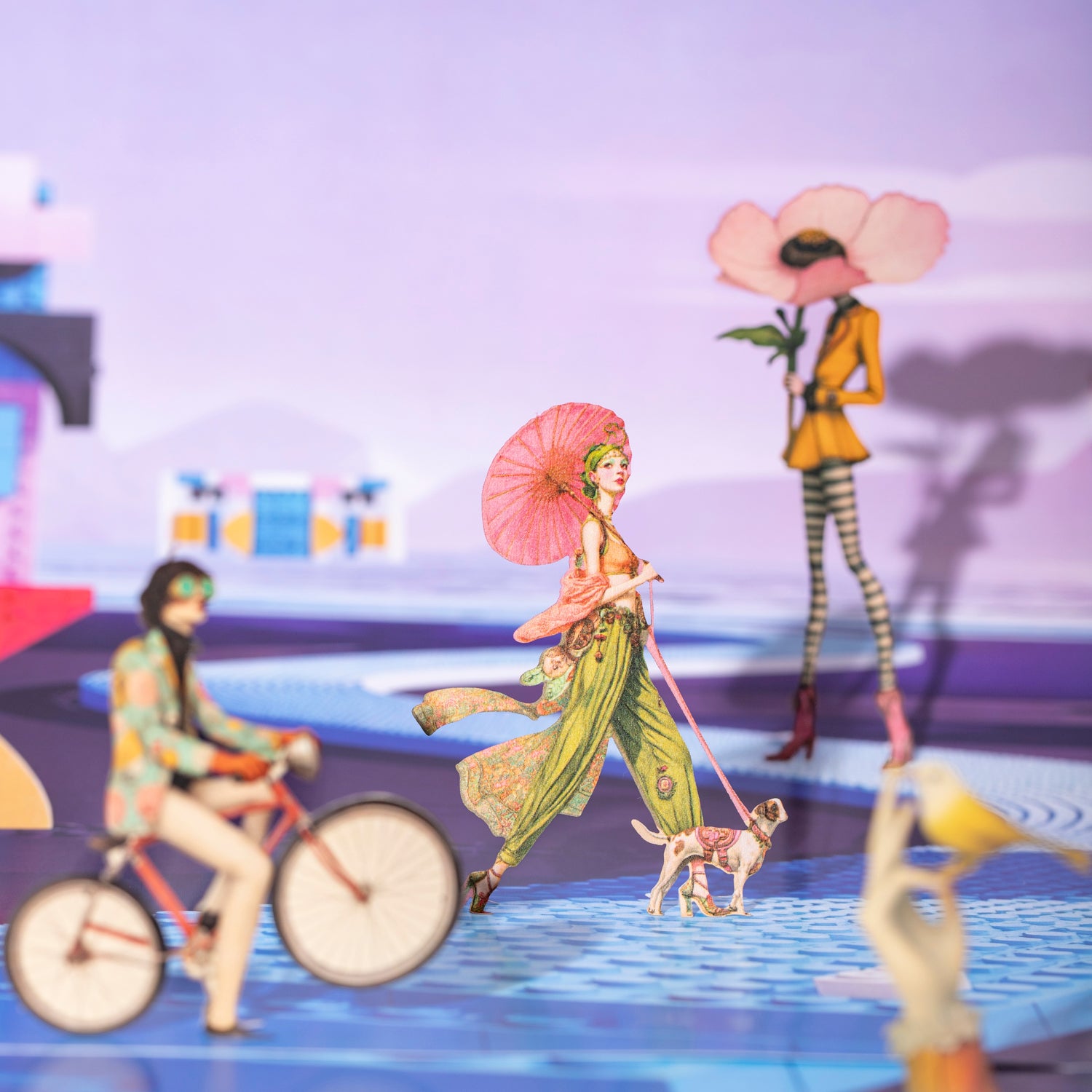 1007 Fantasy journey Solid sticker -25Pcs each pack