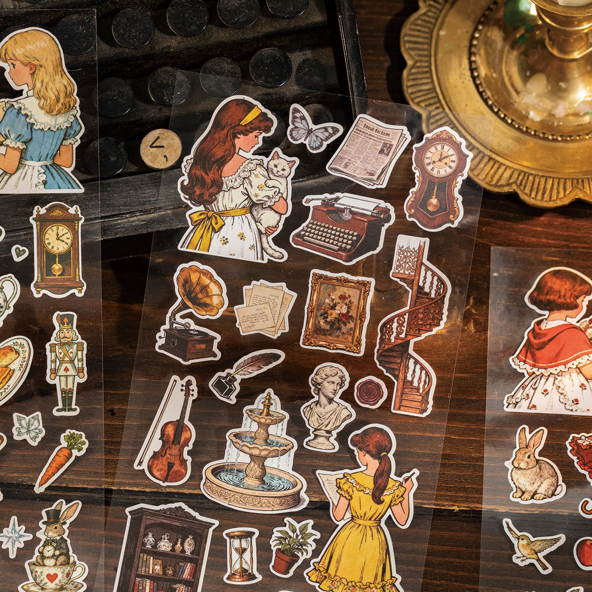Stickers close-up