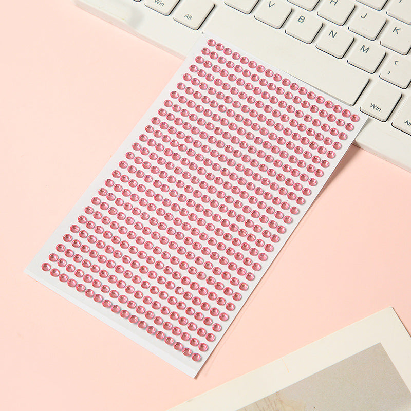 1013 Colored diamonds sticker -1Pcs each pack