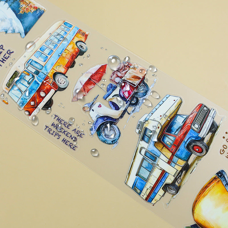 T-132- Road Trip Tape Set *pre-cut