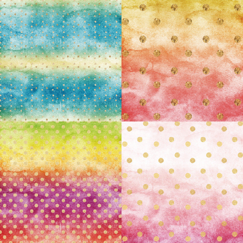 Rainbow Gleam papers spread