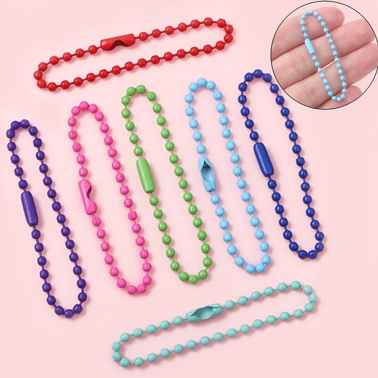 Mixed-Color Beaded Chain