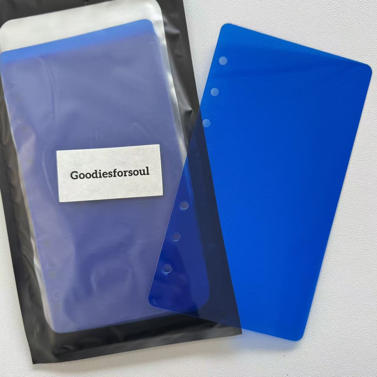 A6 colored clear plastic sheet 1 pack 20 sheets *please tear off the protective film on both sides before use