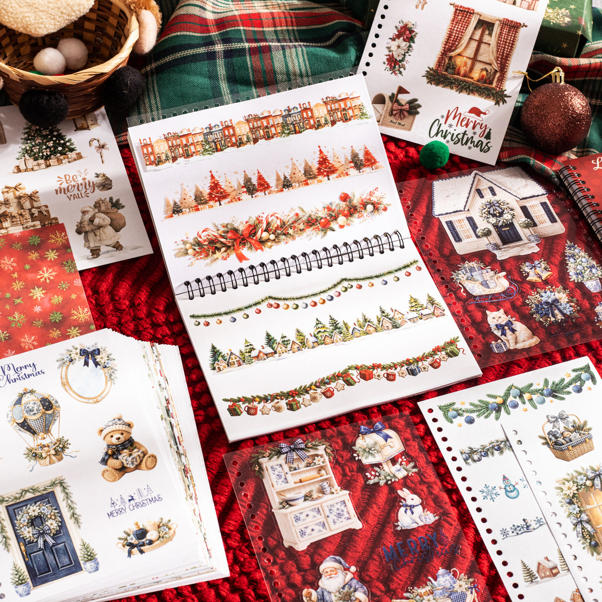 Looking Forward to Christmas sticker close-up