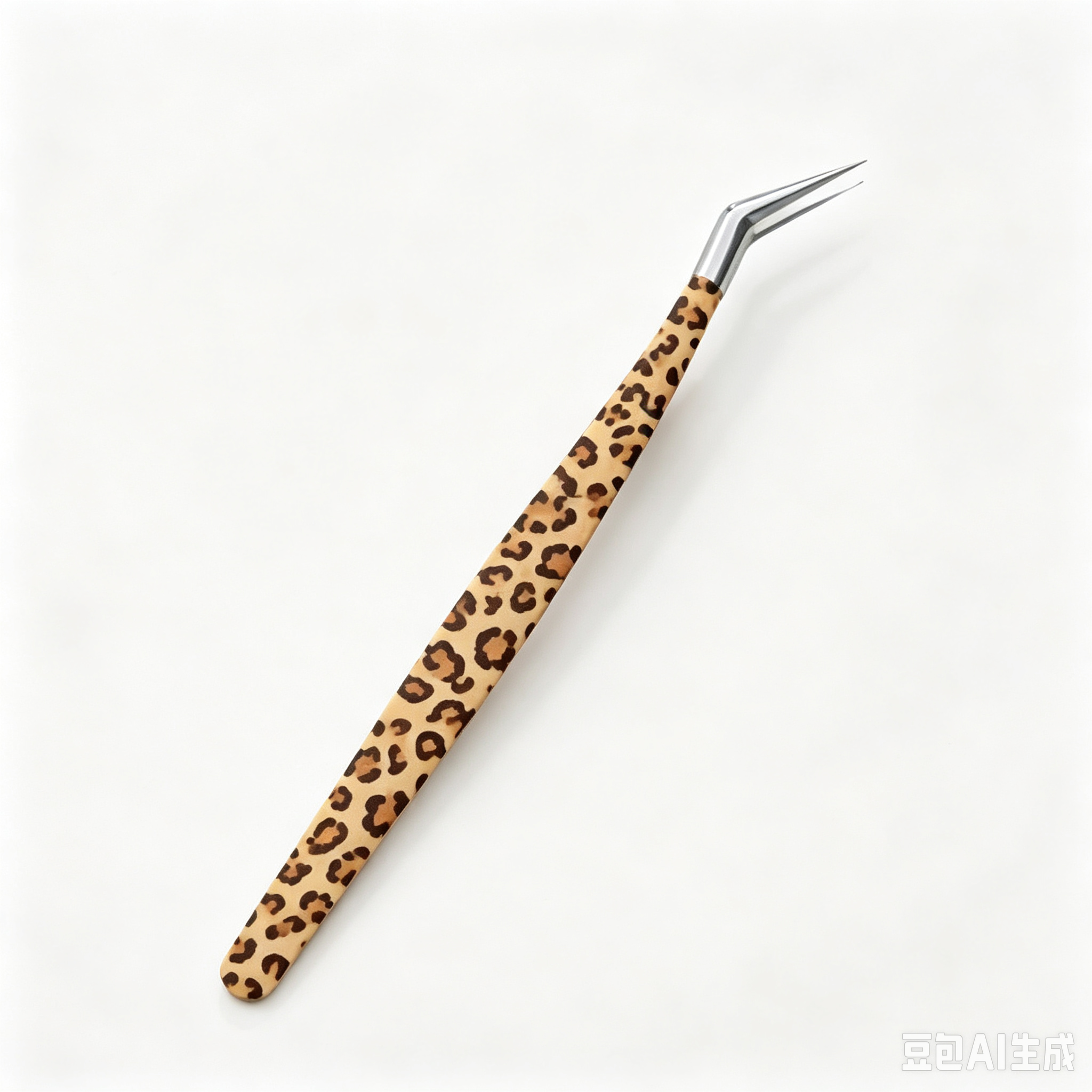 Leopard print Tweezers *Curved tweezer head