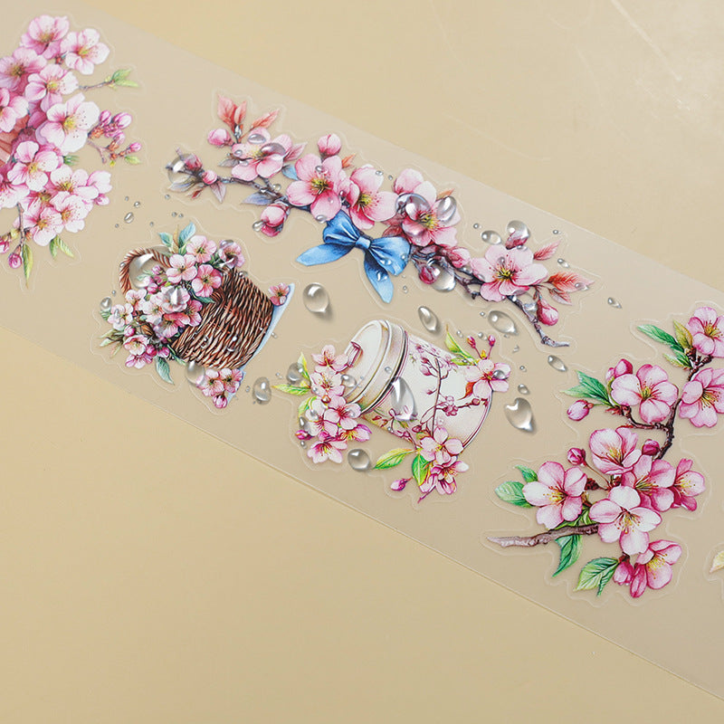 T-133- Cherry Blossom Time Tape Set *pre-cut
