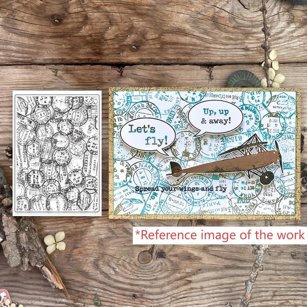 1010 Postmark Clear Stamp 11cm*16cm