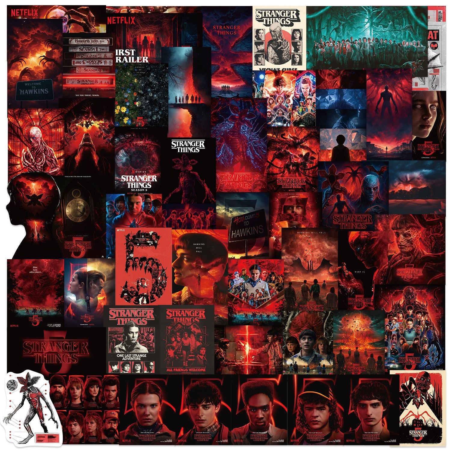 54 Stranger Things sticker