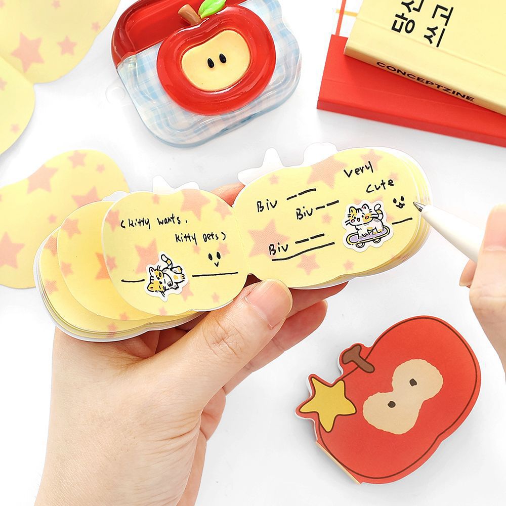 0922 Cartoon Notepad Solid paper -21Pcs each pack