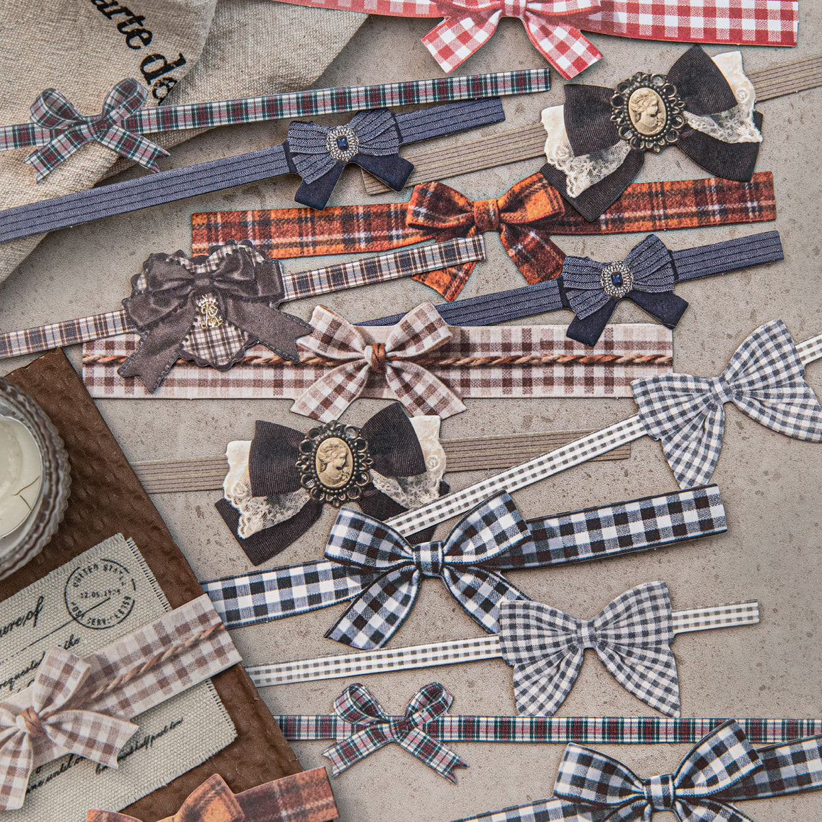 Plaid bows