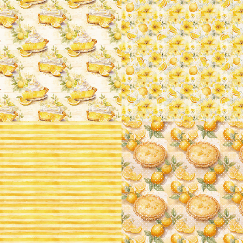 Lemon Delights papers spread