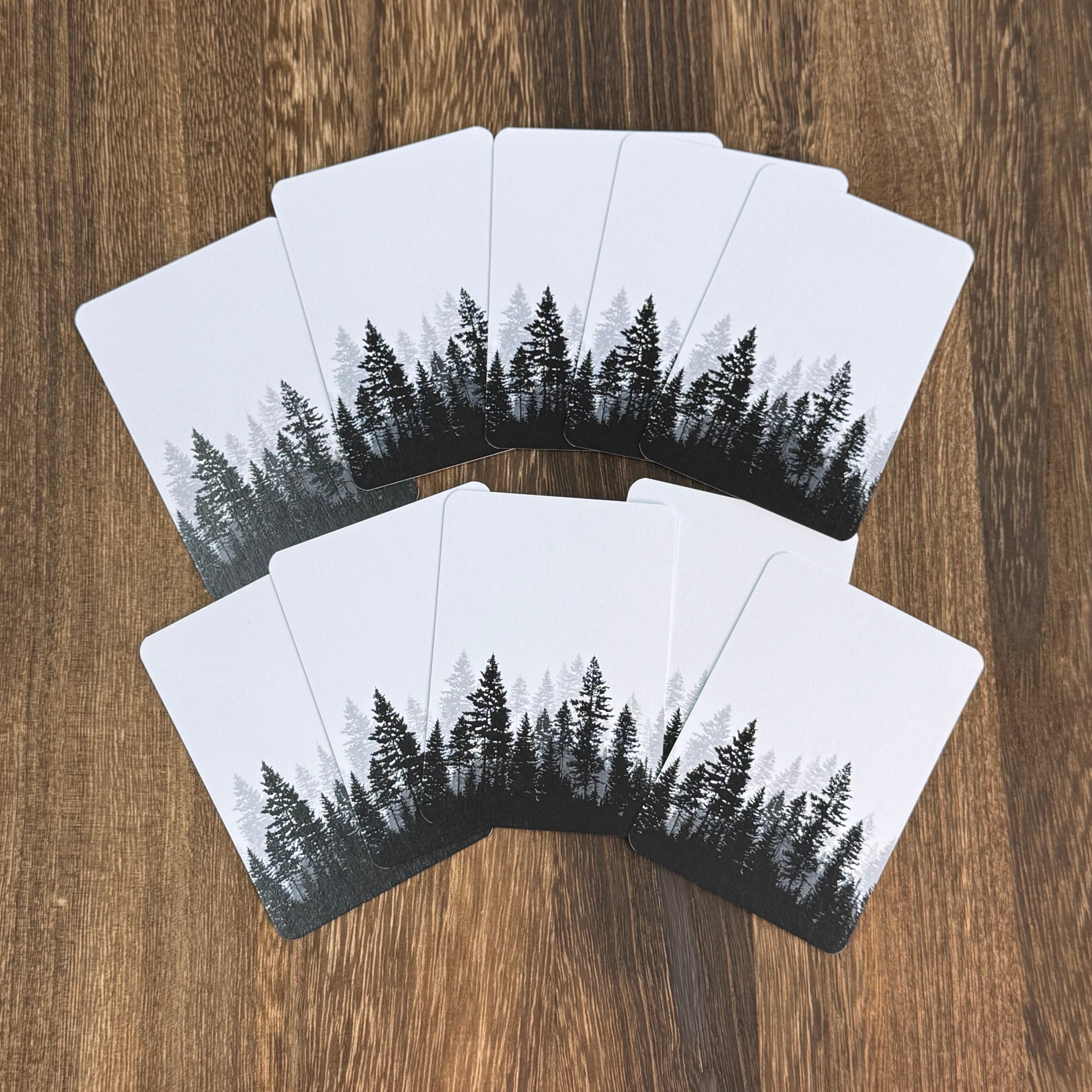 Black and white ATC card pack