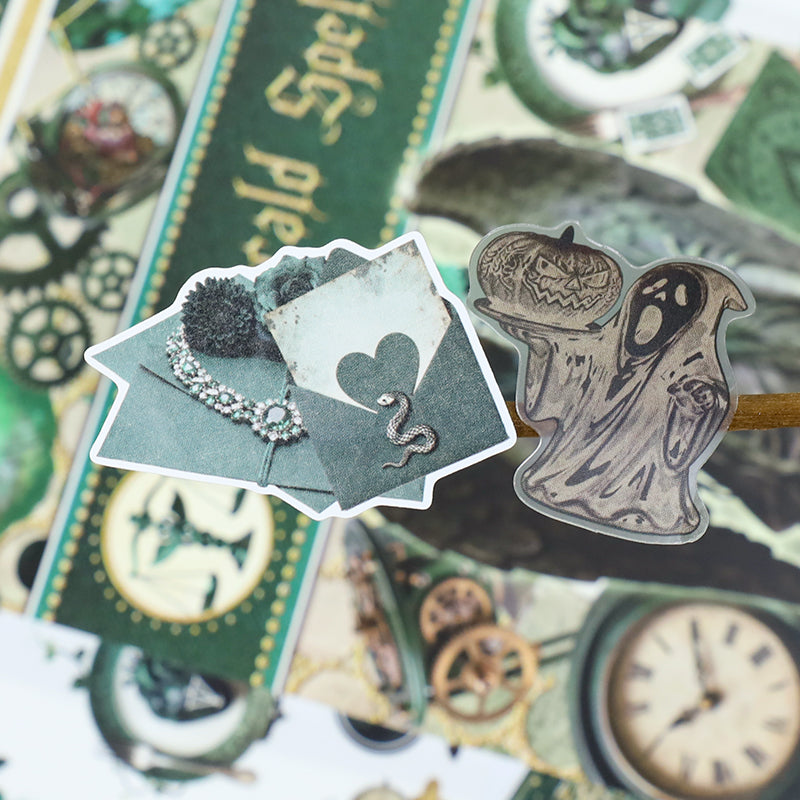 Stickers in use