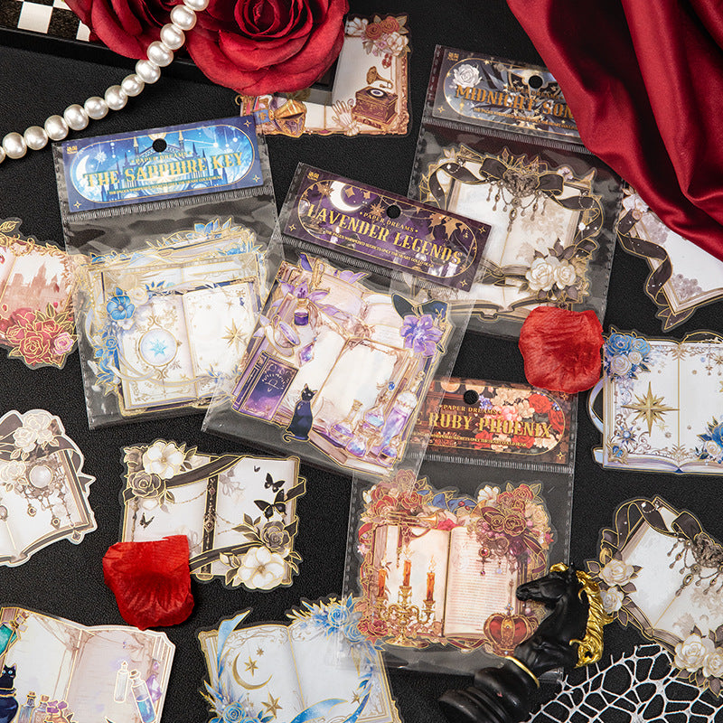 0425 Paper Dream Cloud Book Sticker -6Pcs each pack