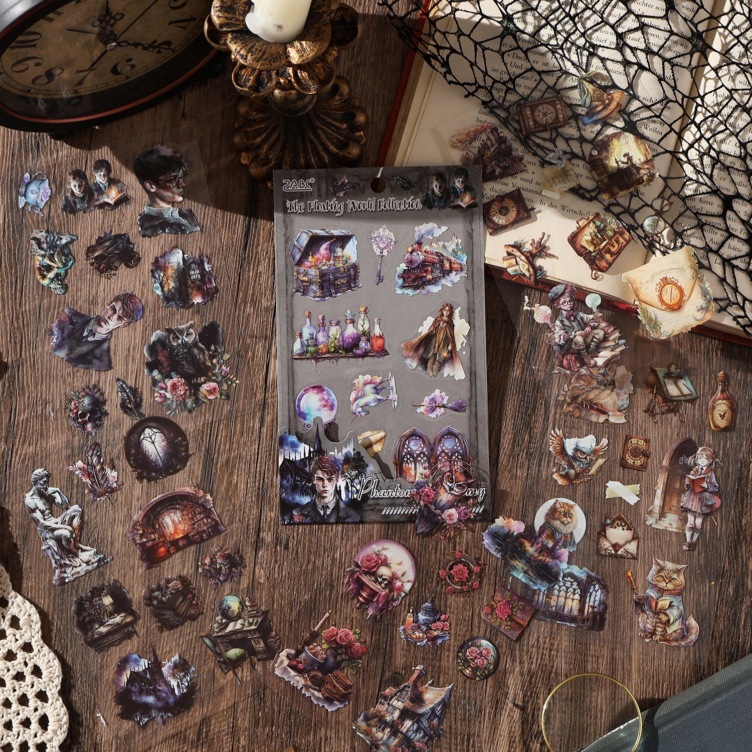 1029 The floating world collection PET sticker -6Pcs each pack