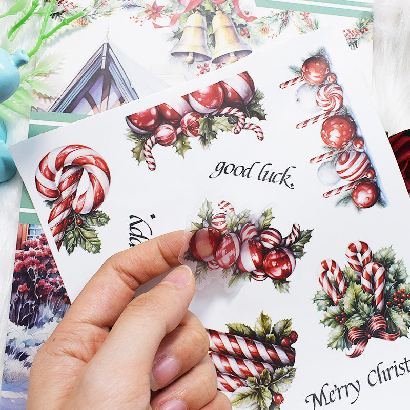 Stickers in hand