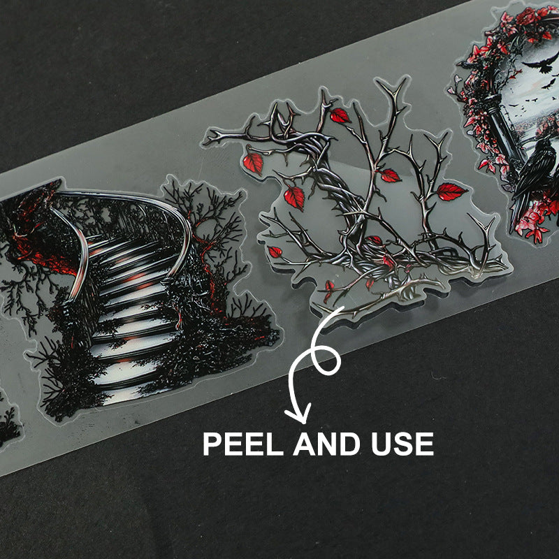 T-119- Halloween night language Tape Set *pre-cut