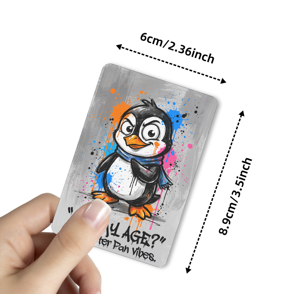 Funny and Wacky Animals card size