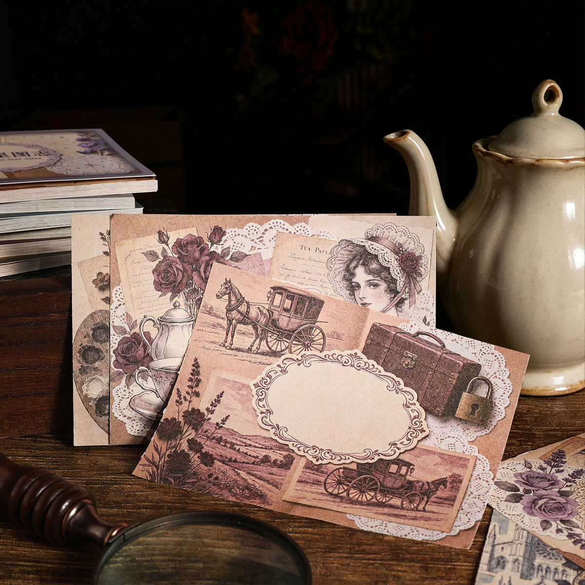 The Vintage Era paper close-up