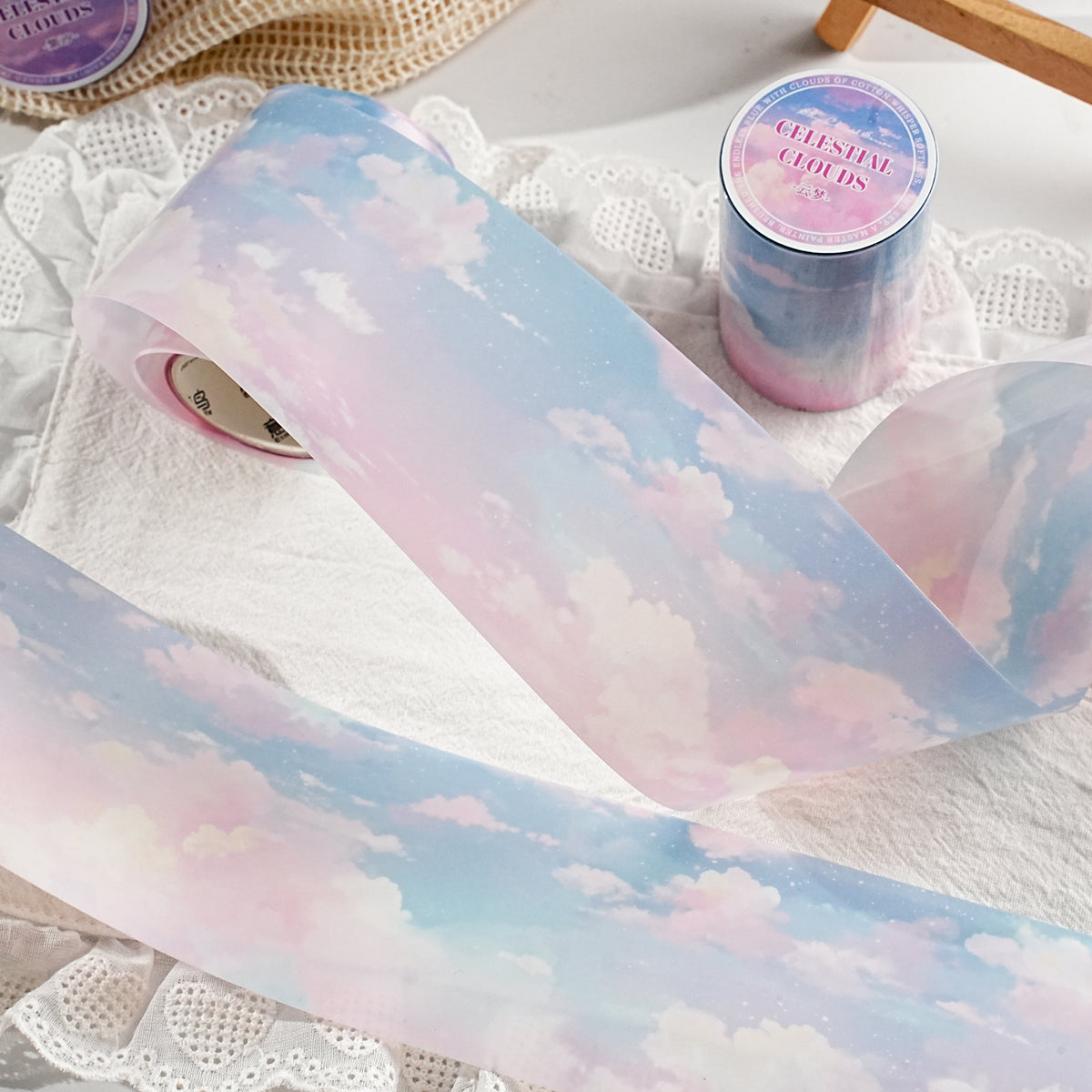 Tape unrolled