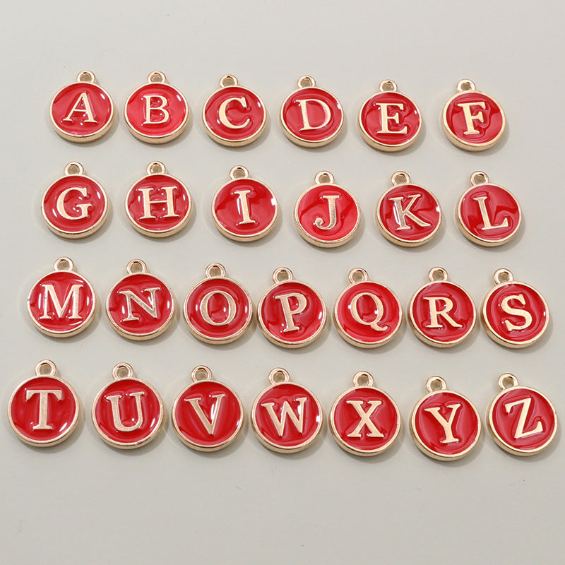 Letter charms 1set 26pcs