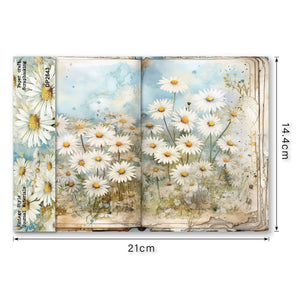 Vintage Daisy paper size
