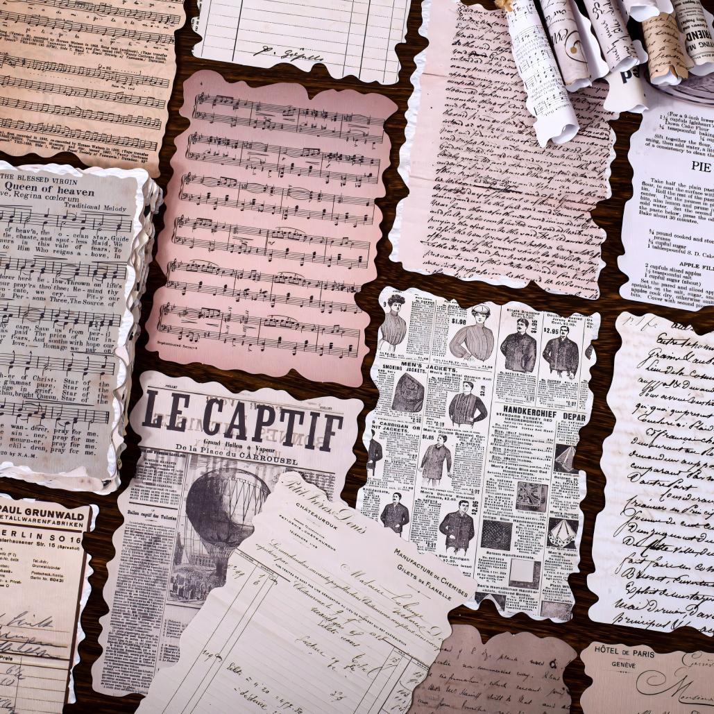 0728 Vintage paper -32Pcs each pack