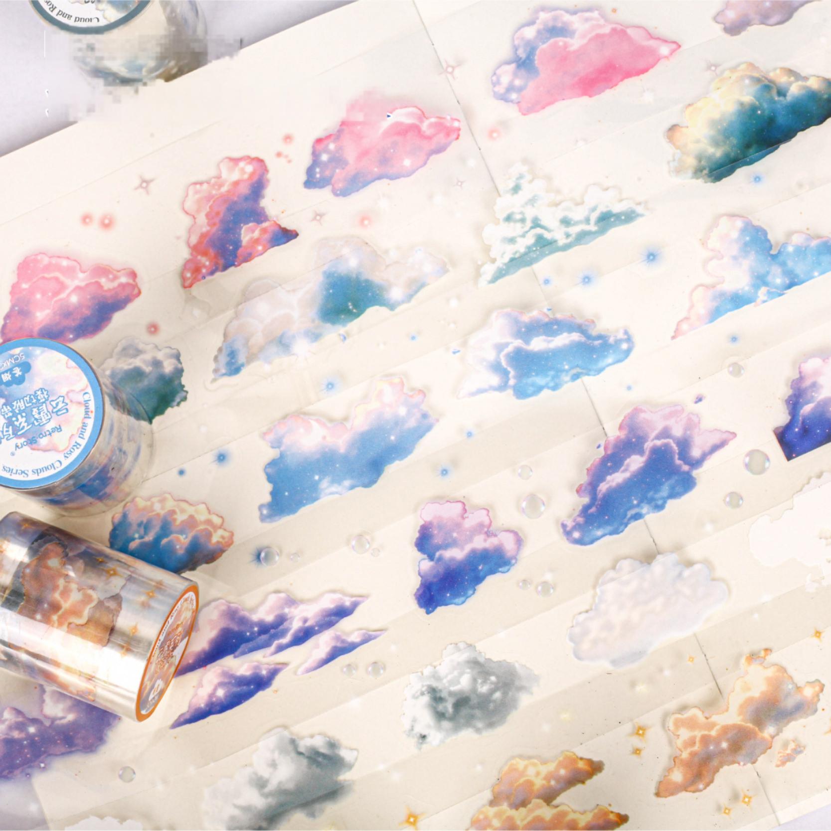 0625 Cloud PET tape *pre-cut -5cm*2M