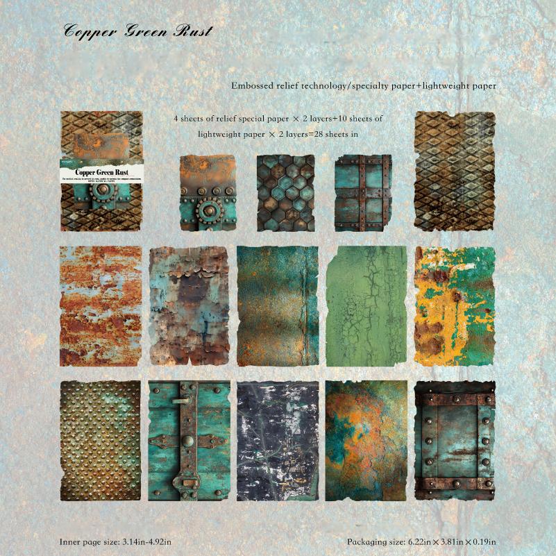 Rust paper -28Pcs each pack