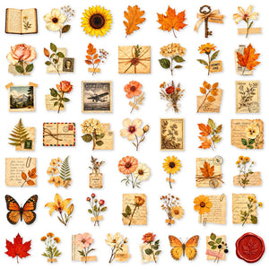 All 50 vintage floral ticket stub designs