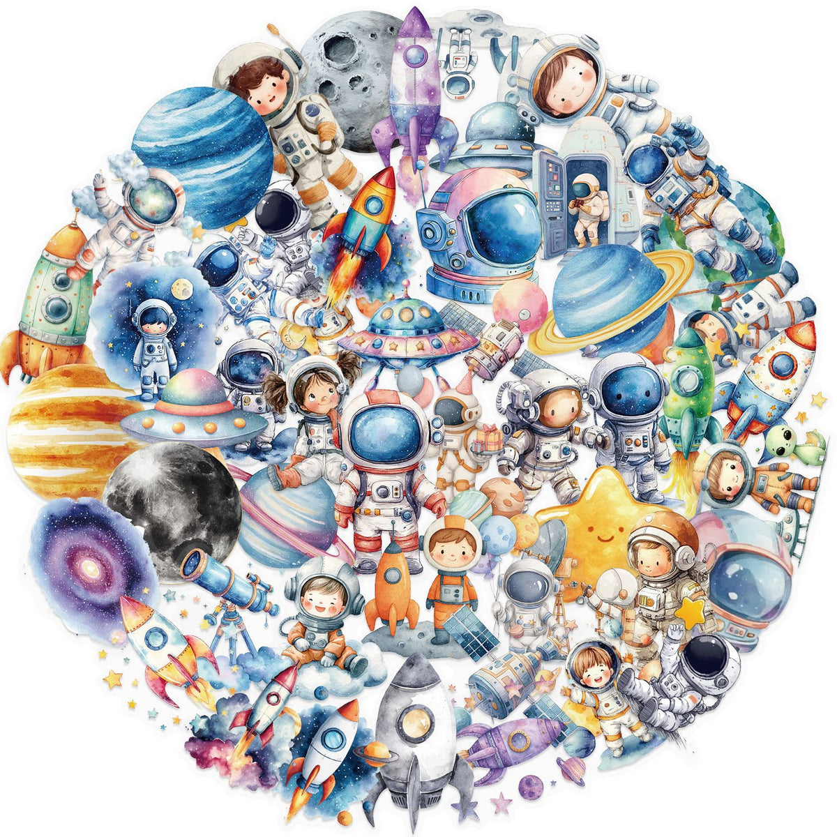 All 50 cartoon astronaut designs
