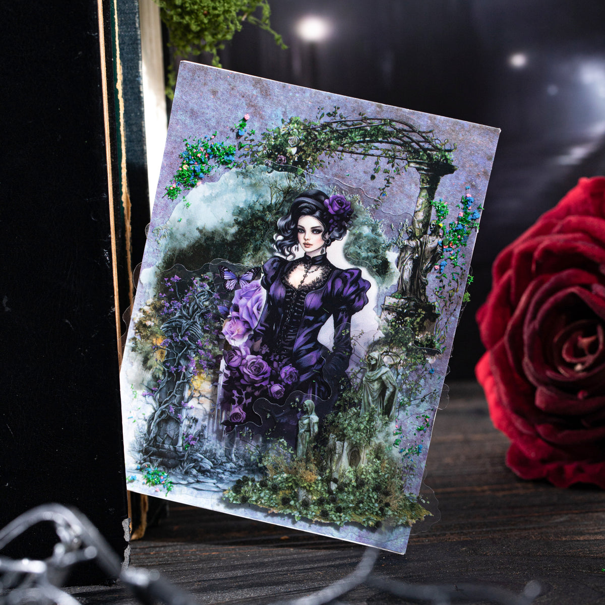 Dark lady sticker