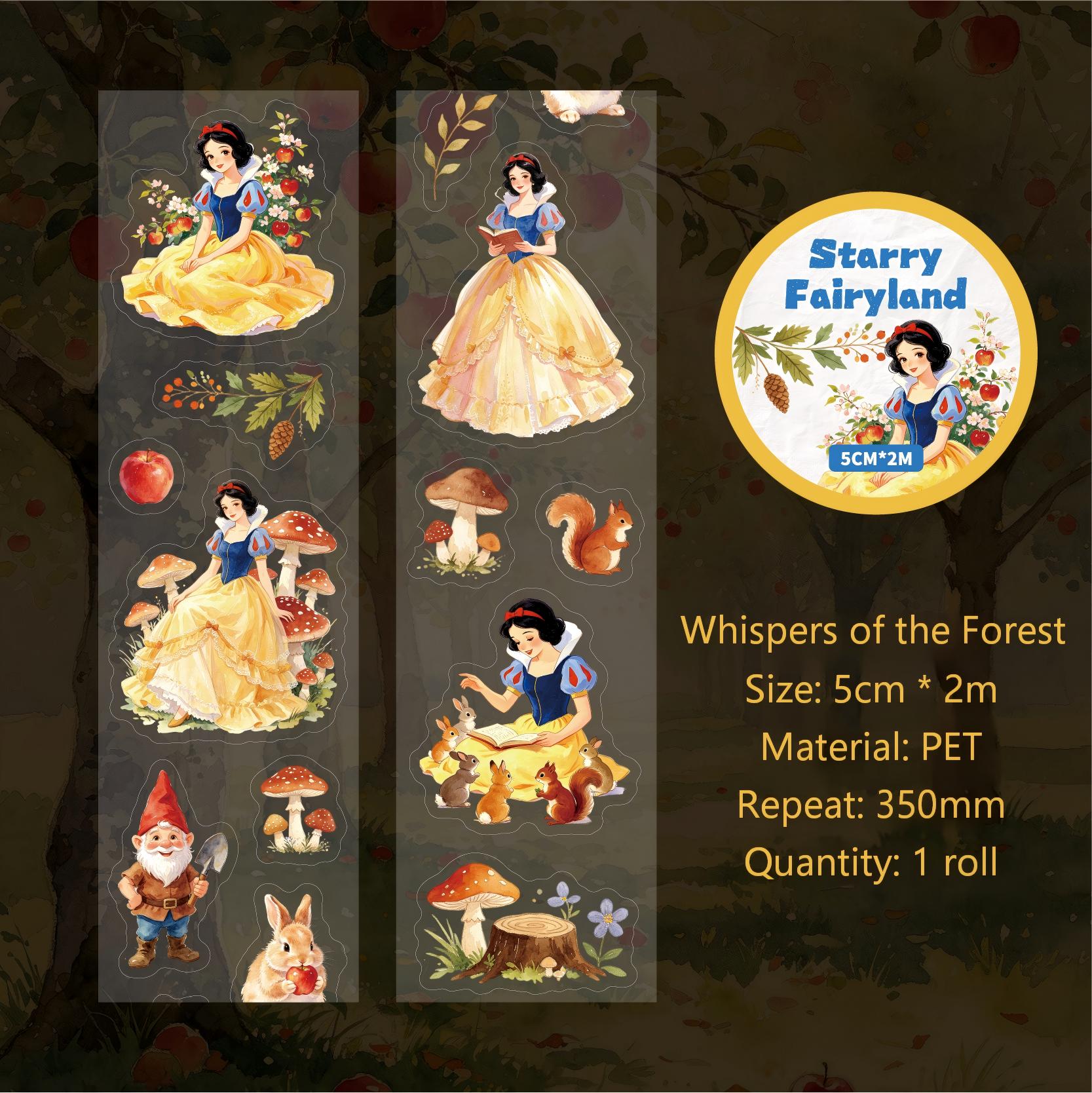 Starry Field Fairy Tale pre-cut PET Tape (5cm x 2m)