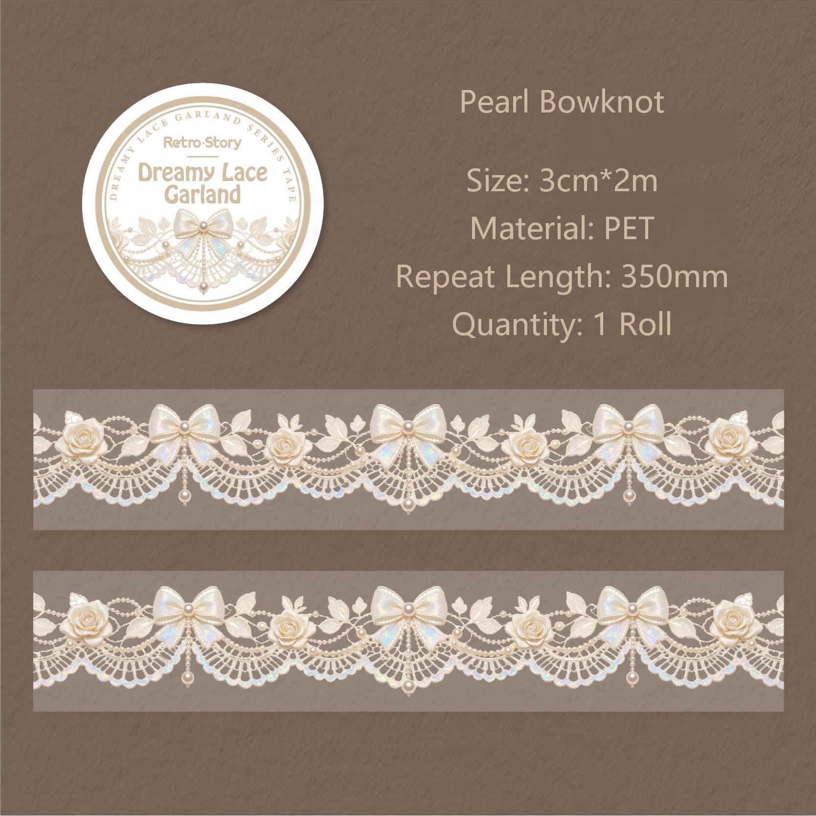 Dreamy Lace Garland PET Tape (3cm x 2m)