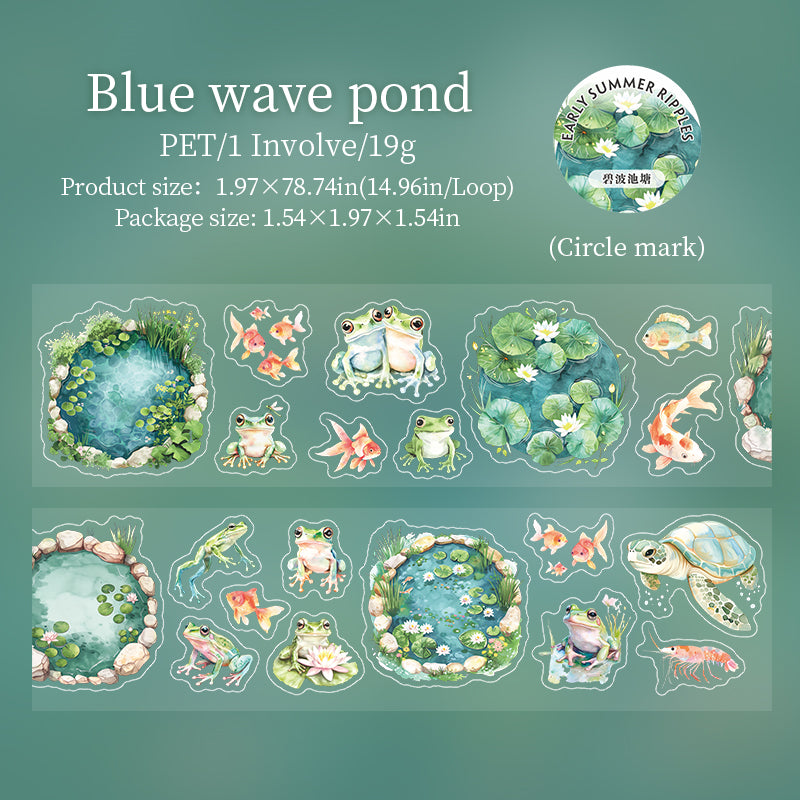 0325 Early summer ripples Series PET tape -5CM*2m