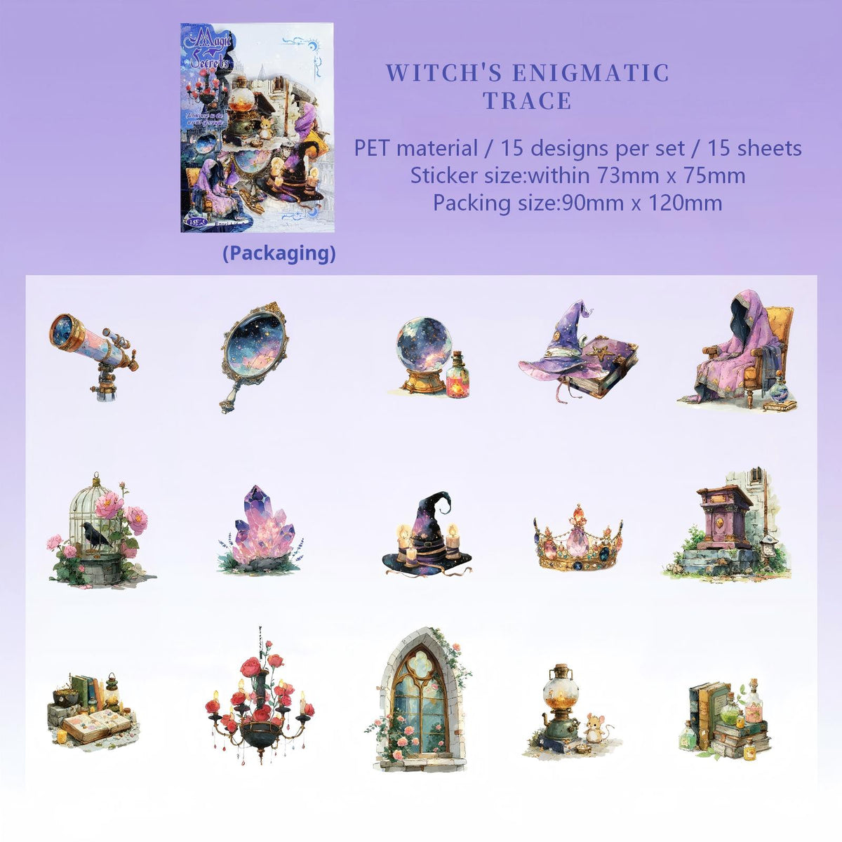 Magic Secrets sticker pack – view 9