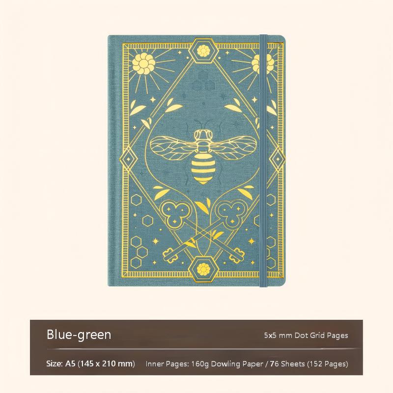 A5 Vintage Gold Foil Notebook