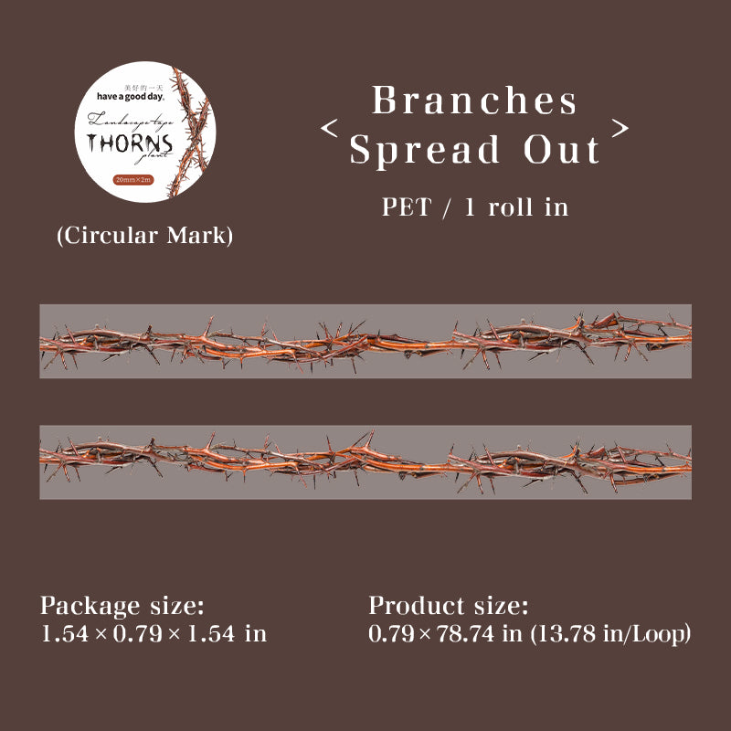 Thorns PET Tape -2cm*2m