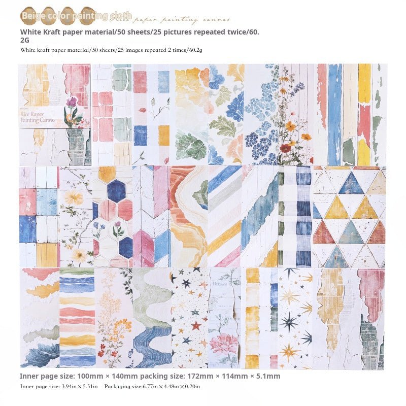 Painting ink paper -50Pcs each pack