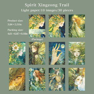 Forest trail design chart