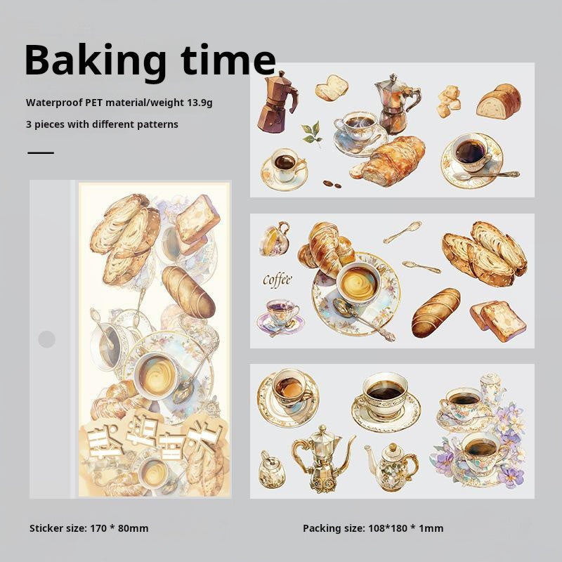 0425 Time Notes Forest Witch Series Sticker-3Pcs each pack